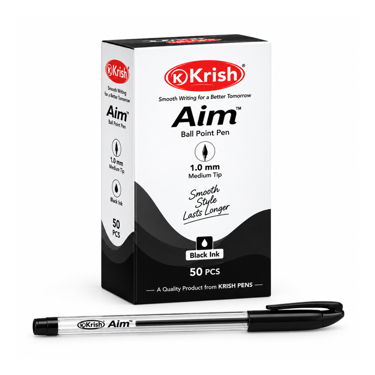 Krish Aim Ball Pen Black